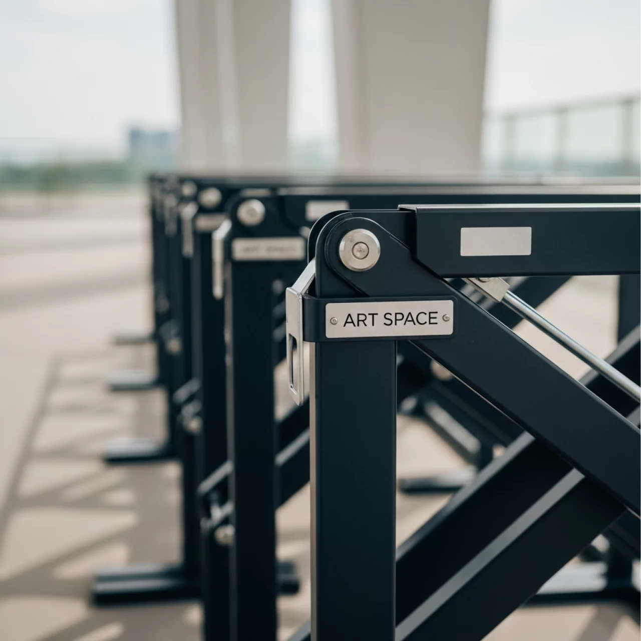 Аренда Стойки ограждений ножничные в Alpha Sirius — ART SPACE