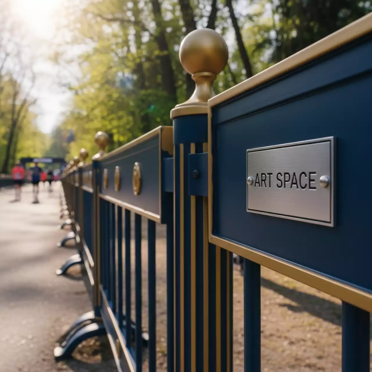 Аренда Стойки ограждения и барьеры безопасности в усадьбе Голицына — ART SPACE