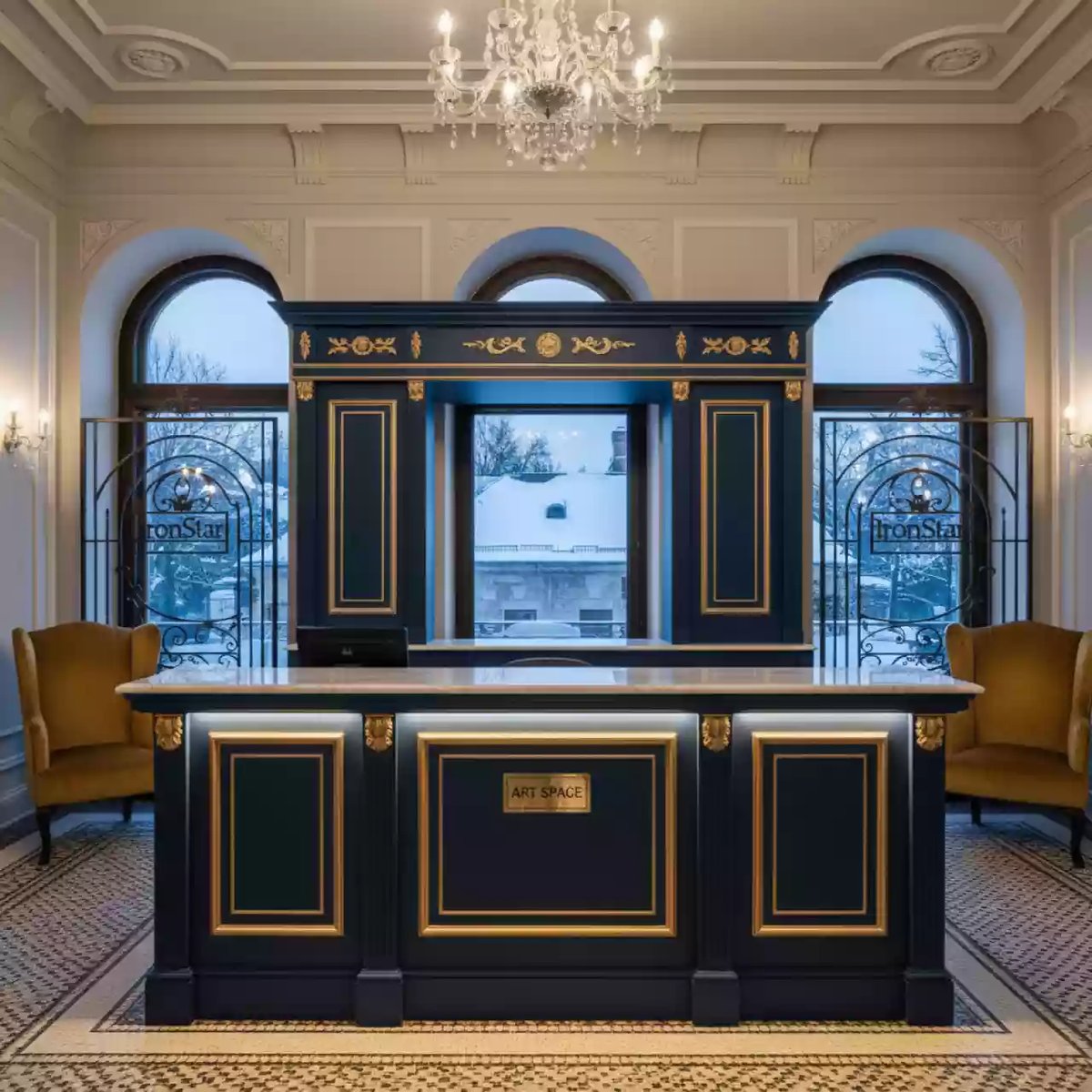 Аренда Стойки регистрации и ресепшн в Boutique Hotel PORTUM 1905 — ART SPACE