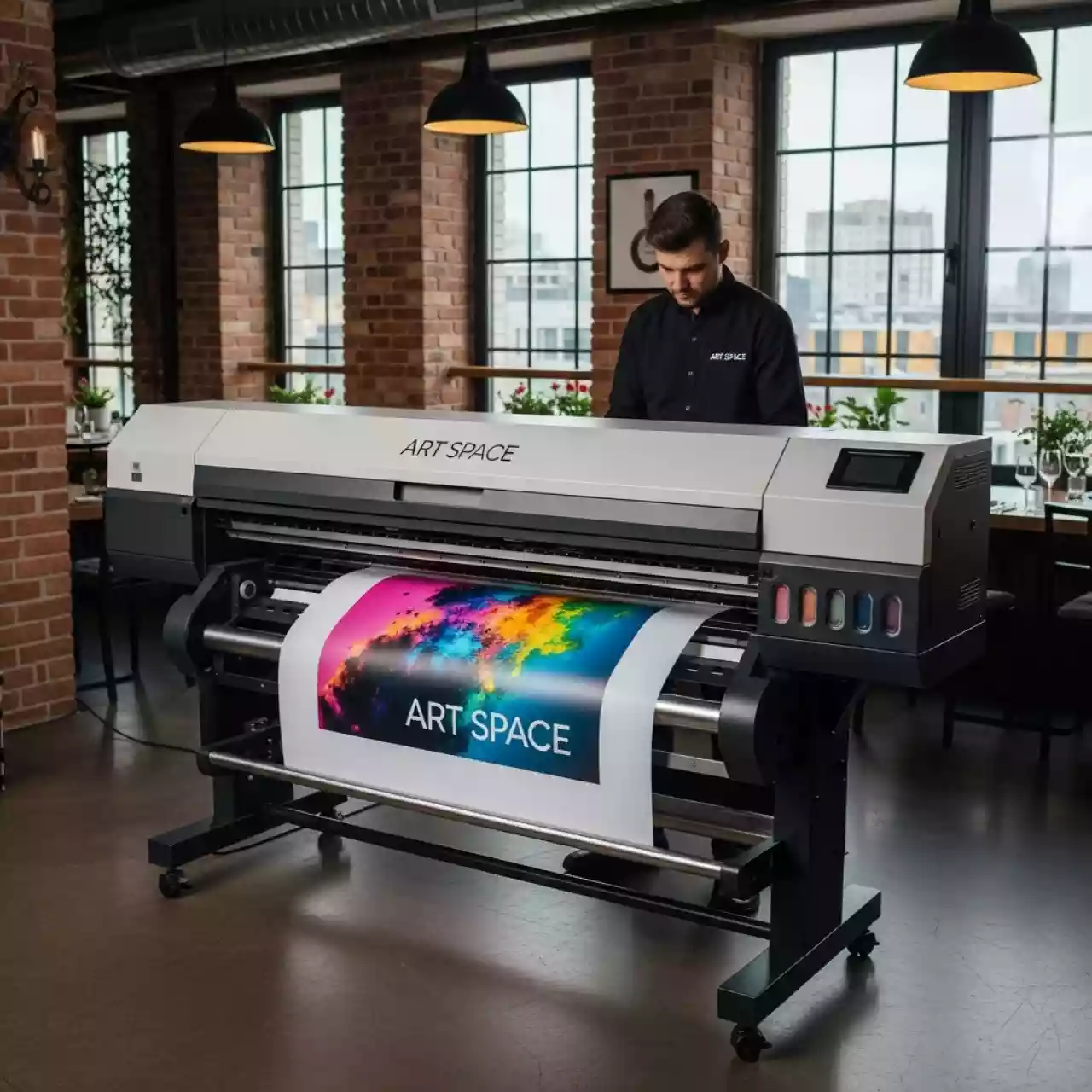 Аренда Струйный плоттер Canon imagePROGRAF PRO 6000 2400C003 в ресторане «Brunello» — ART SPACE