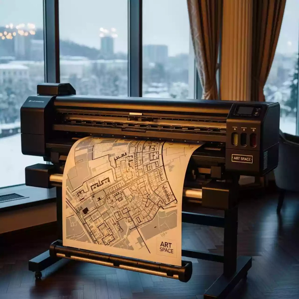 Аренда Струйный плоттер Canon imagePROGRAF TX 2000 2442C003 в ресторане «Баран-Рапан» — ART SPACE