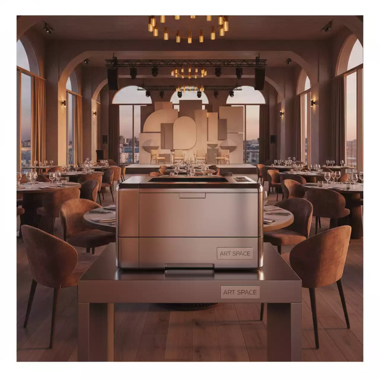 Аренда Струйный плоттер HP Designjet T250 24 дюйма в ресторане «Высота 5642» — ART SPACE