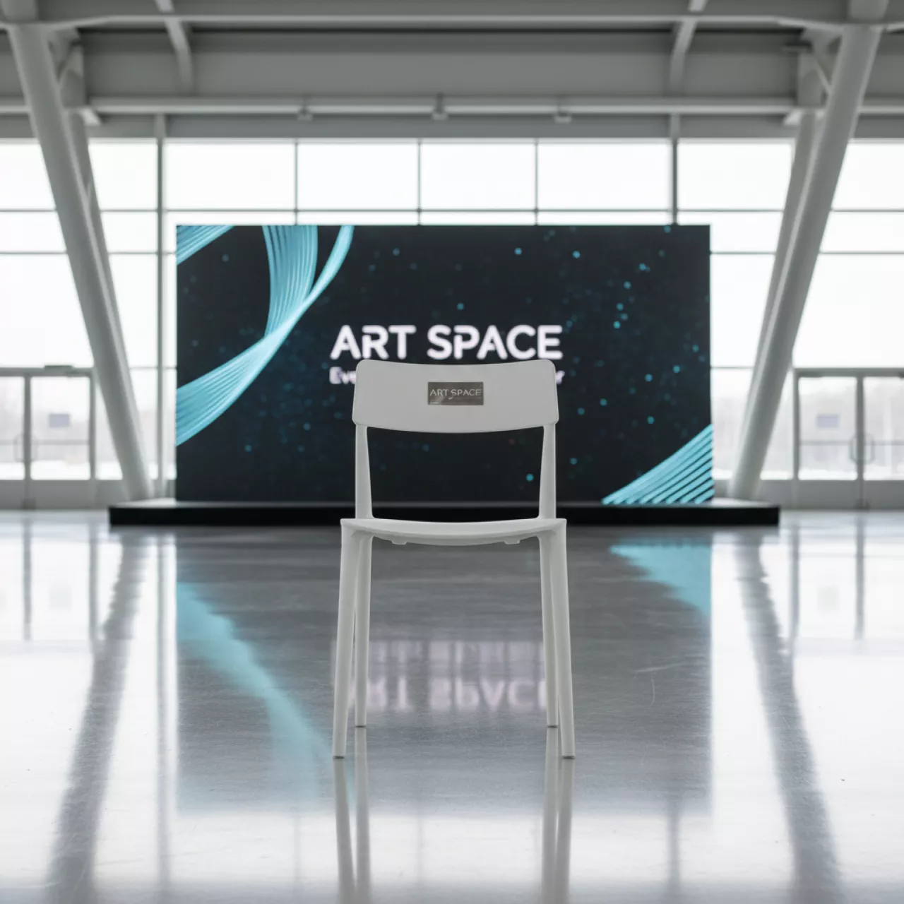 Аренда Стул Adde White в ледовой арене «Шайба» — ART SPACE