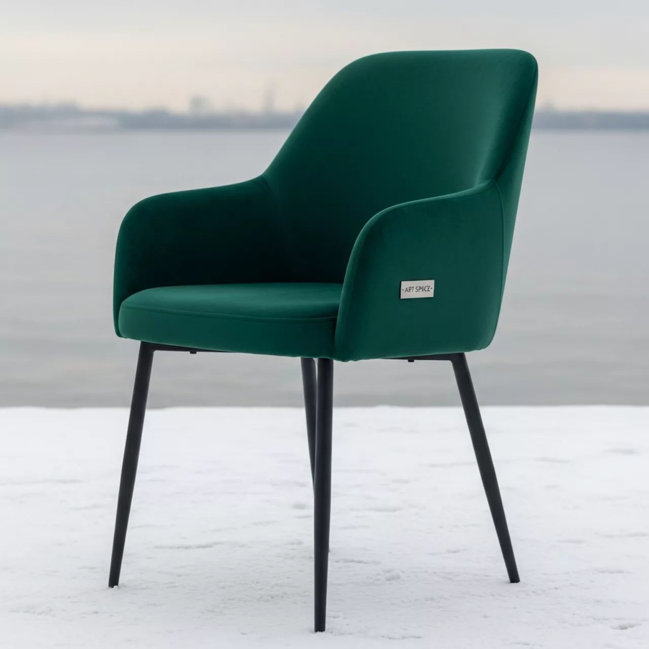 Аренда Стул Алсисар изумруд черный на Имеретинской набережной — ART SPACE