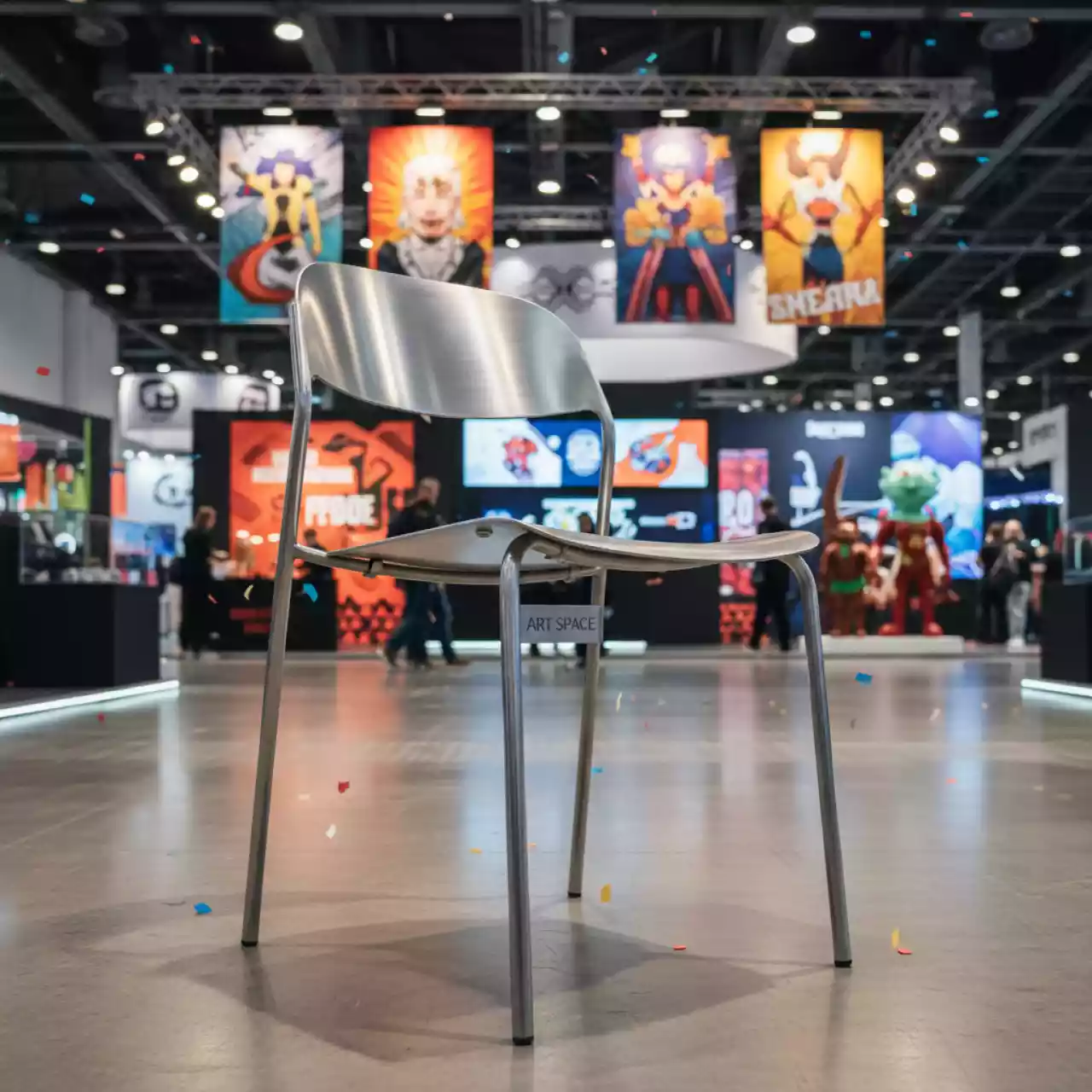 Аренда Стул алюминиевый LCAZ5072 в Delta Sirius — ART SPACE