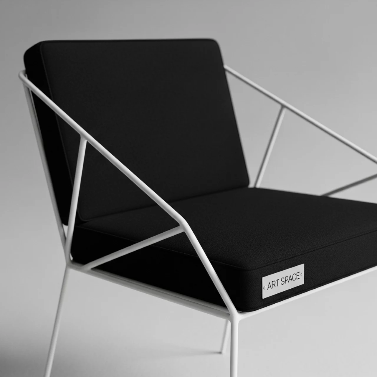 Аренда Стул Амароне белый черная подушка в санатории «Металлург» — ART SPACE