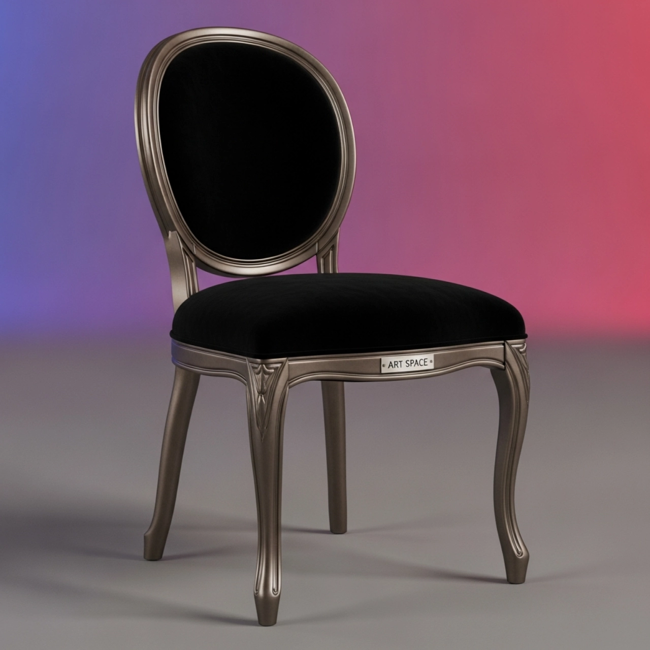 Аренда Стул Аронди черная бархатная подушка в Red Arena — ART SPACE