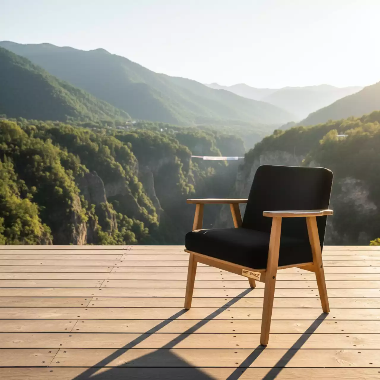 Аренда Стул Аронди с чёрной бархатной подушкой в Skypark Sochi — ART SPACE