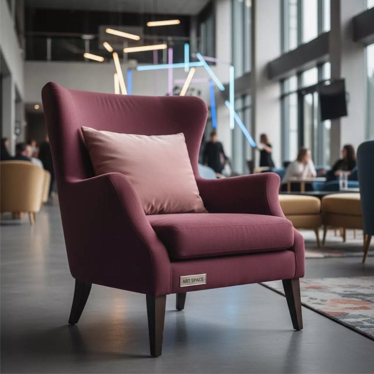 Аренда Стул Аронди с жемчужно розовой бархатной подушкой в комплексе «Дагомыс» — ART SPACE