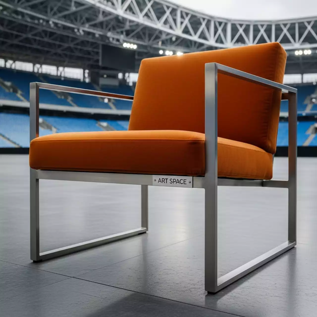 Аренда Стул Аронди тыквенная бархатная подушка на арене «Фишт» — ART SPACE