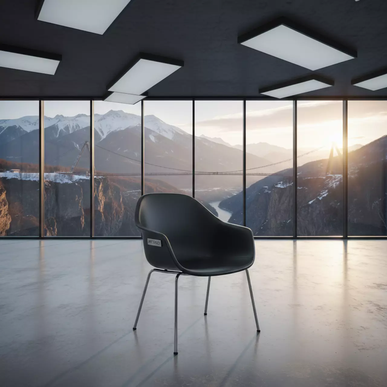 Аренда Стул Авантон черный в Skypark Sochi — ART SPACE