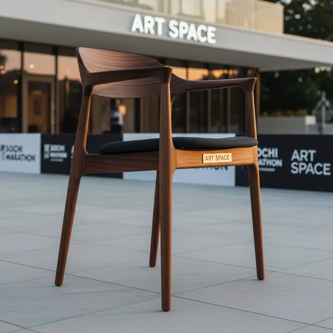 Аренда Стул Айра орех на вилле «Анна» — ART SPACE