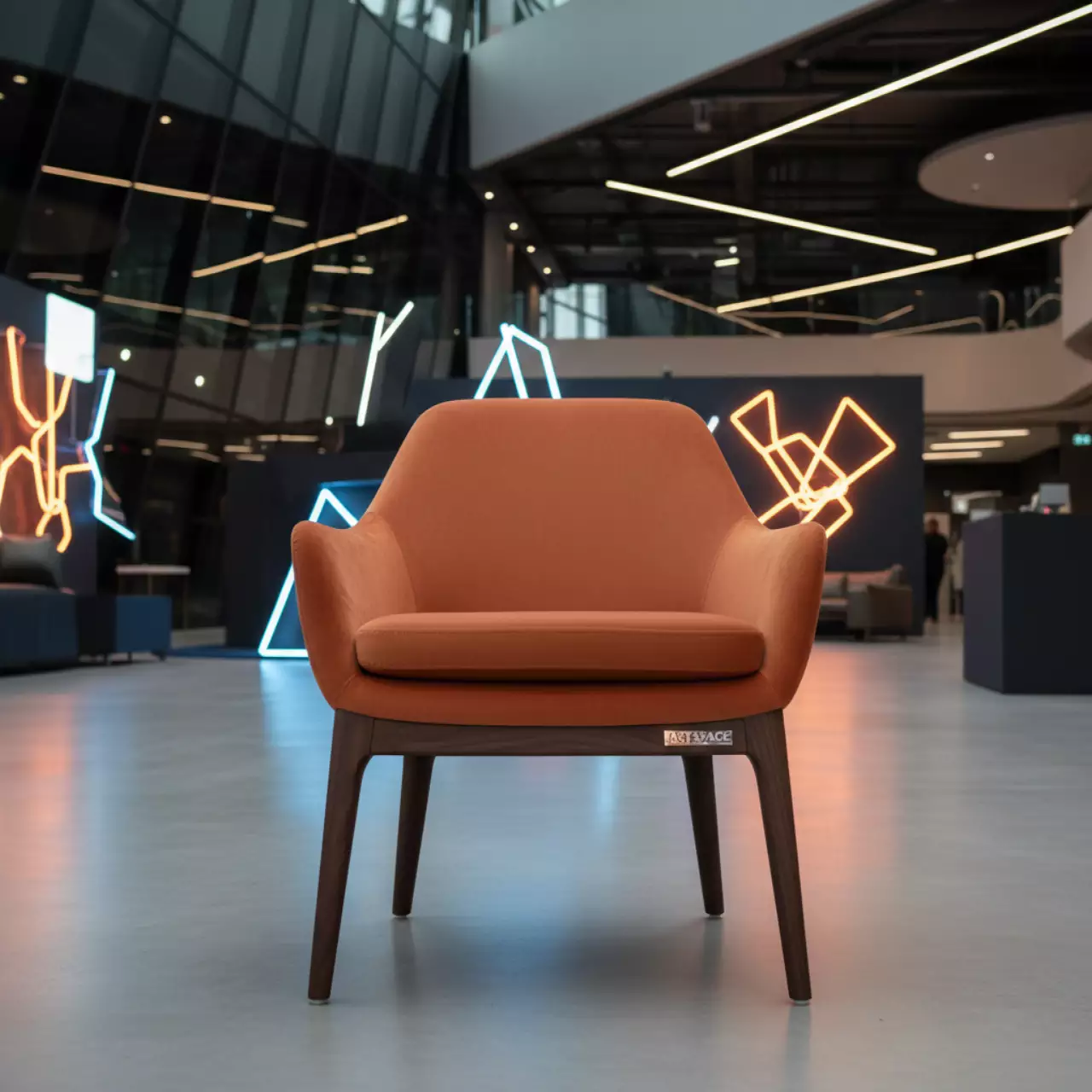 Аренда Стул Bali велюр ginger морилка венге в Delta Sirius — ART SPACE