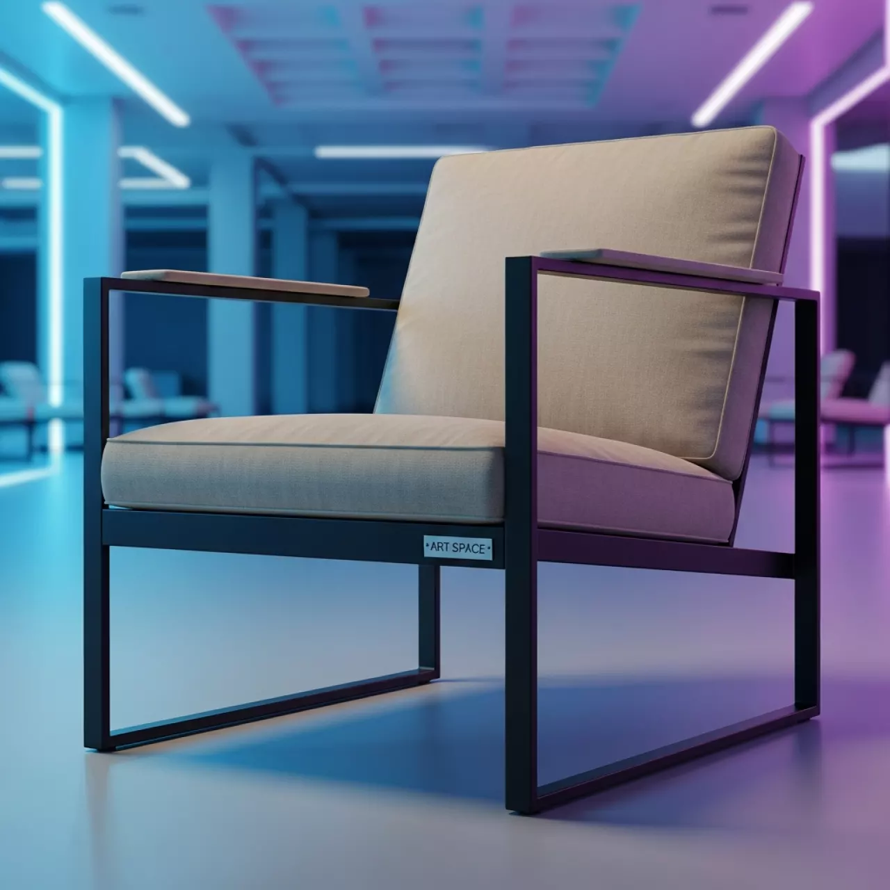 Аренда Стул Baltimore бежевый черный в санатории «Металлург» — ART SPACE