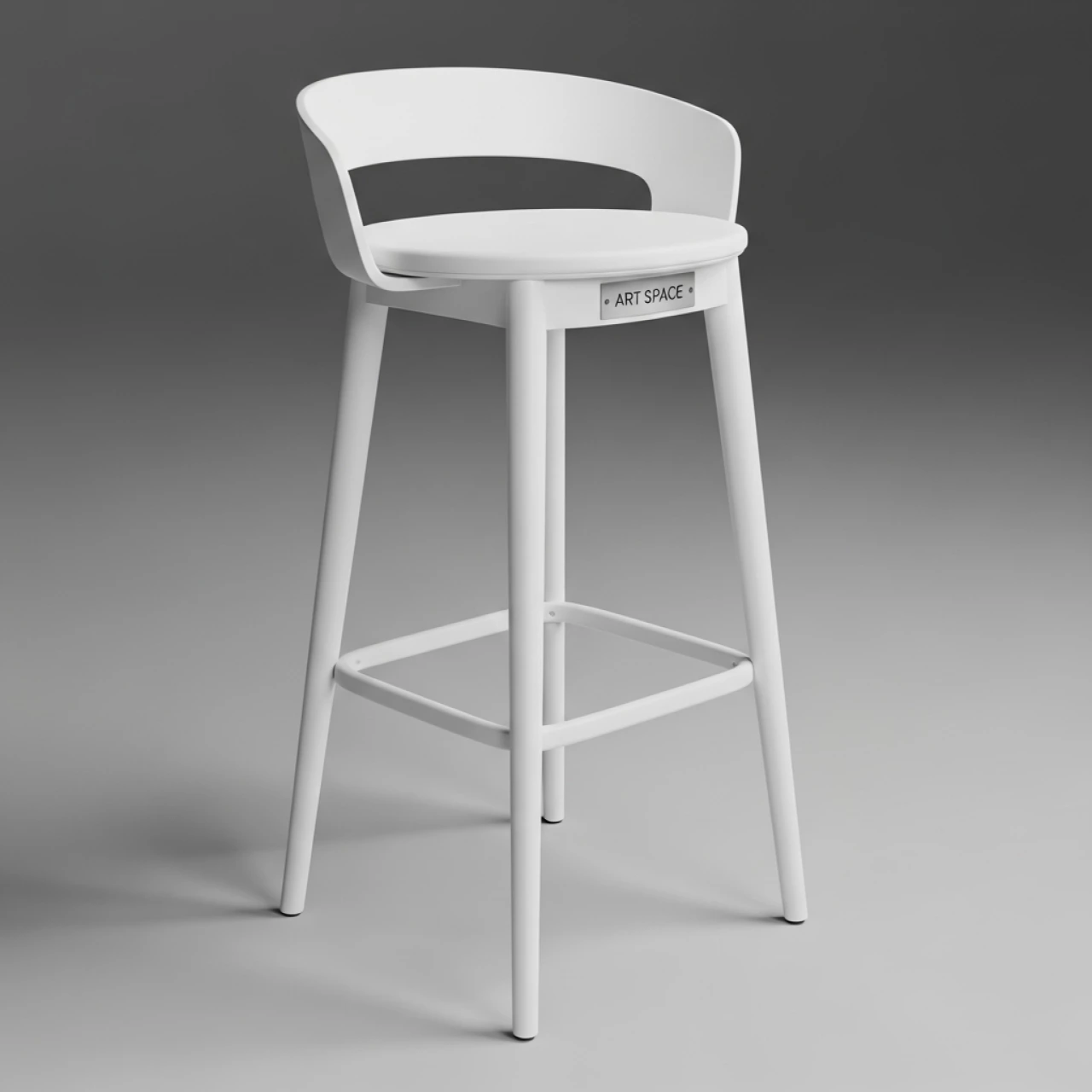 Аренда Стул барный белый Marta в Gamma Sirius — ART SPACE