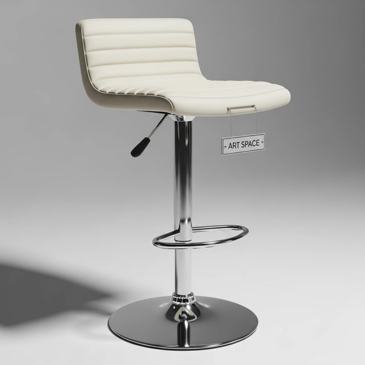 Аренда Стул барный Berlin кремовая экокожа в Delta Sirius — ART SPACE