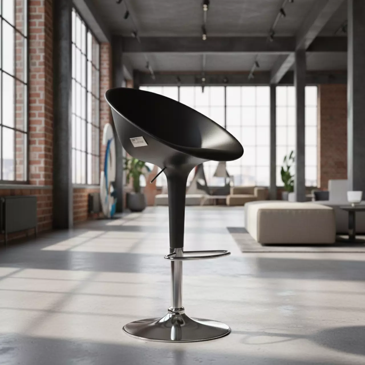 Аренда Стул барный Bombo черный пластиковый в отеле Hyatt Regency Sochi — ART SPACE