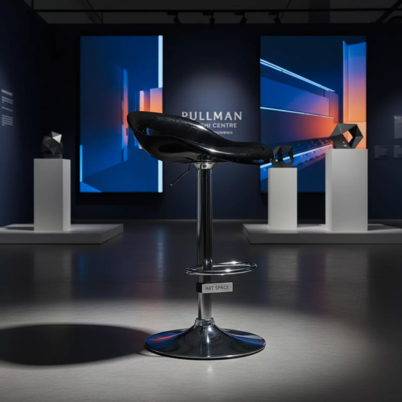 Аренда Стул барный черный Бомба в Pullman Sochi Centre — ART SPACE