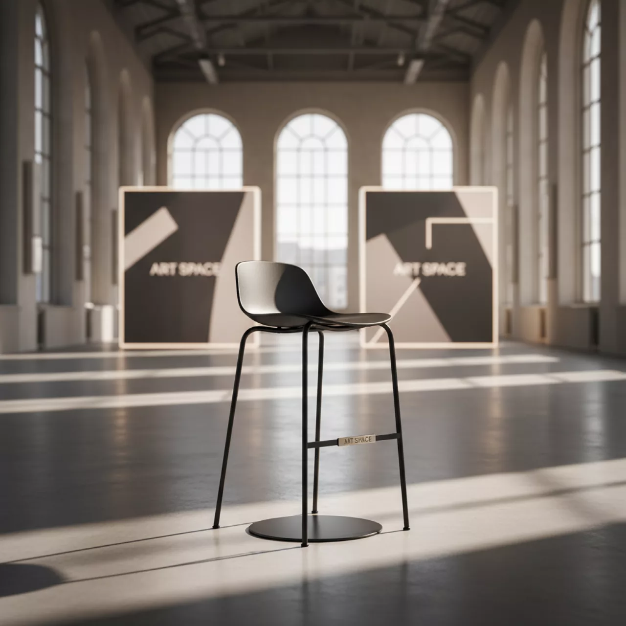 Аренда Стул барный черный malavi в МФК «Горный» — ART SPACE