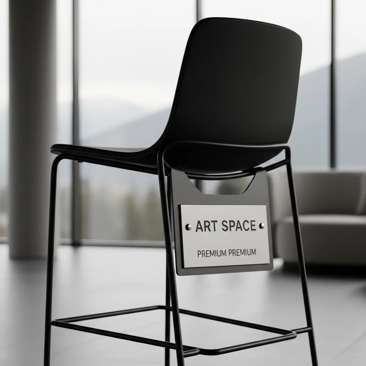 Аренда Стул барный черный marta в санатории «Русь» — ART SPACE