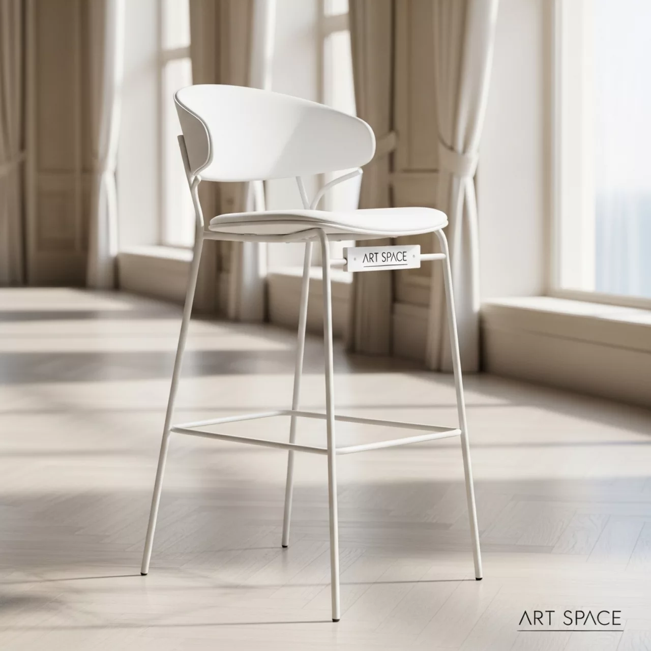 Аренда Стул барный Jonstrup белый в гранд-отеле «Жемчужина» — ART SPACE