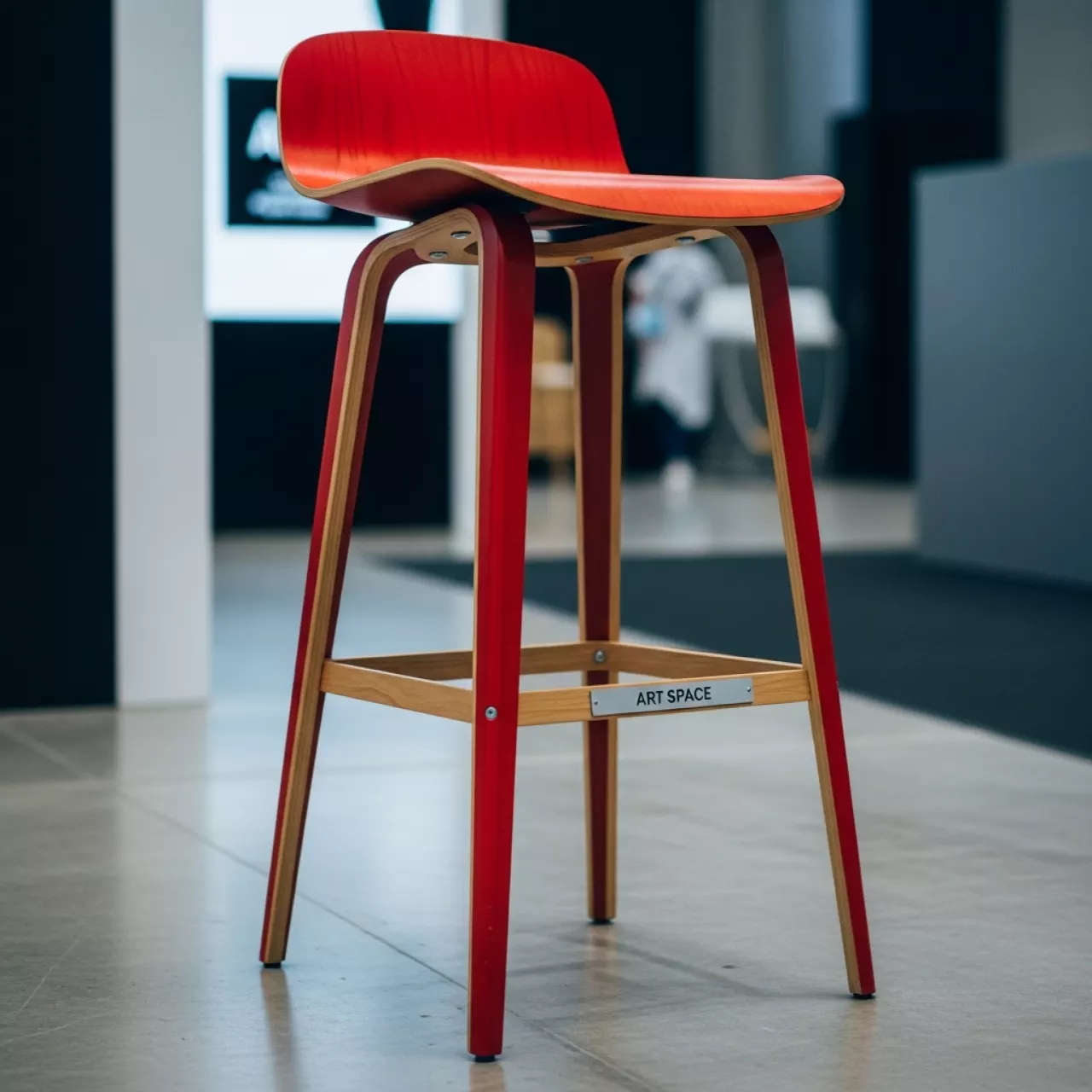 Аренда Стул барный красный Eames DSW в Stella di Mosca — ART SPACE