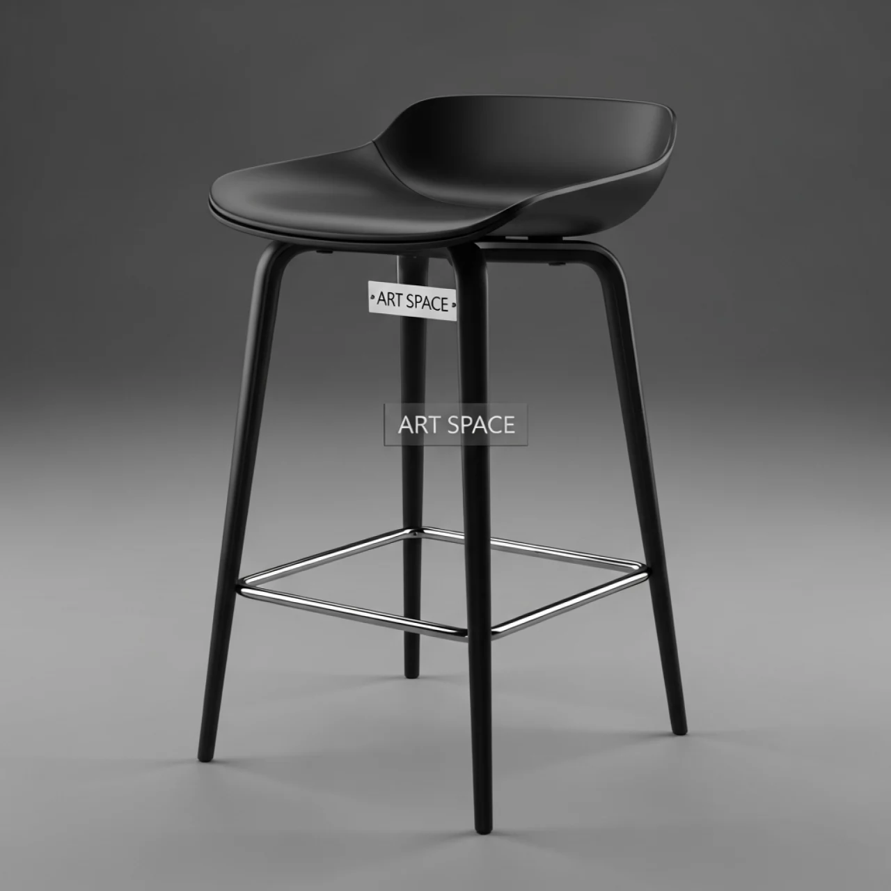 Аренда Стул барный Lem черный в банкетном зале «Дельфин» — ART SPACE