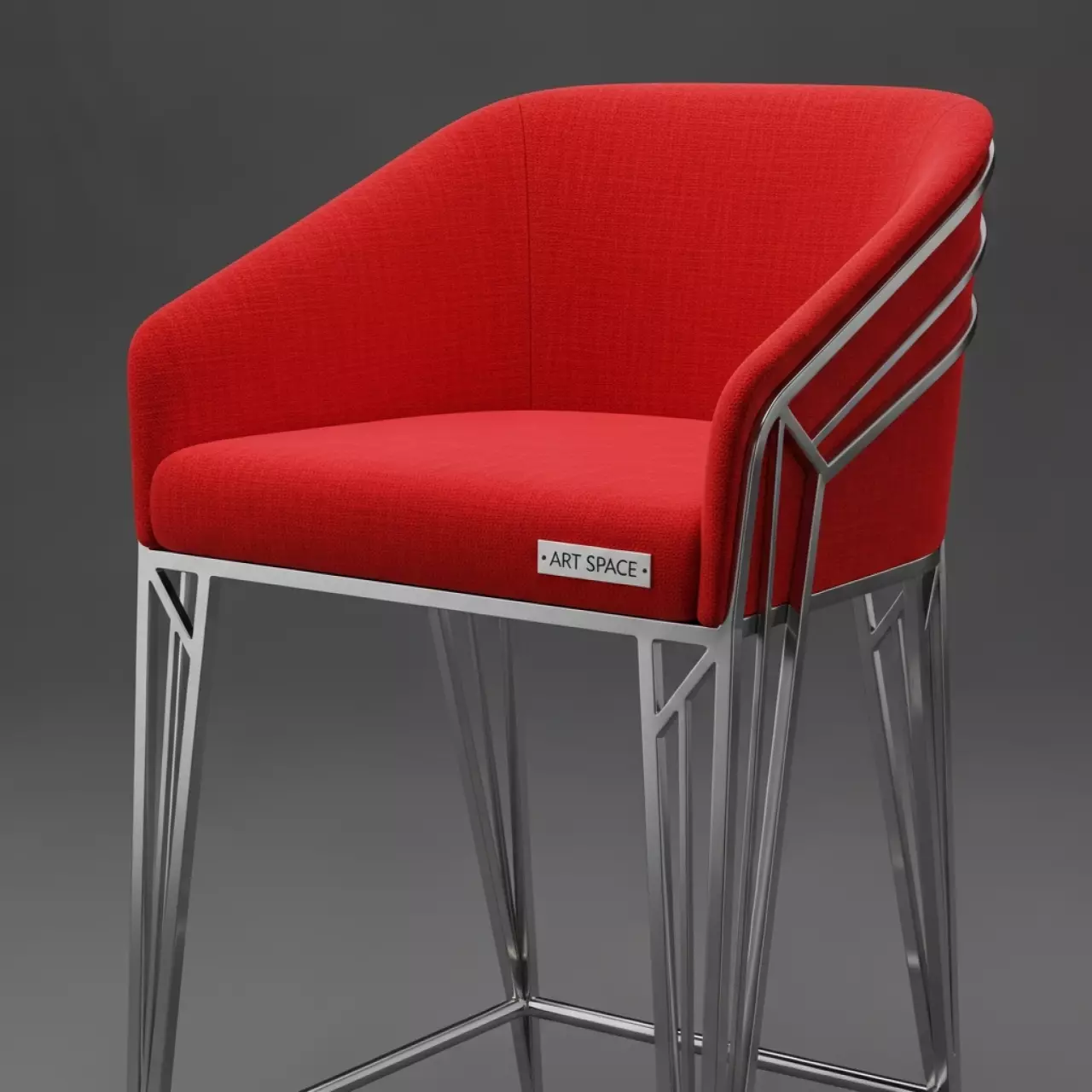 Аренда Стул барный Linfy Red на VIP-яхте (Имеретинский порт) — ART SPACE