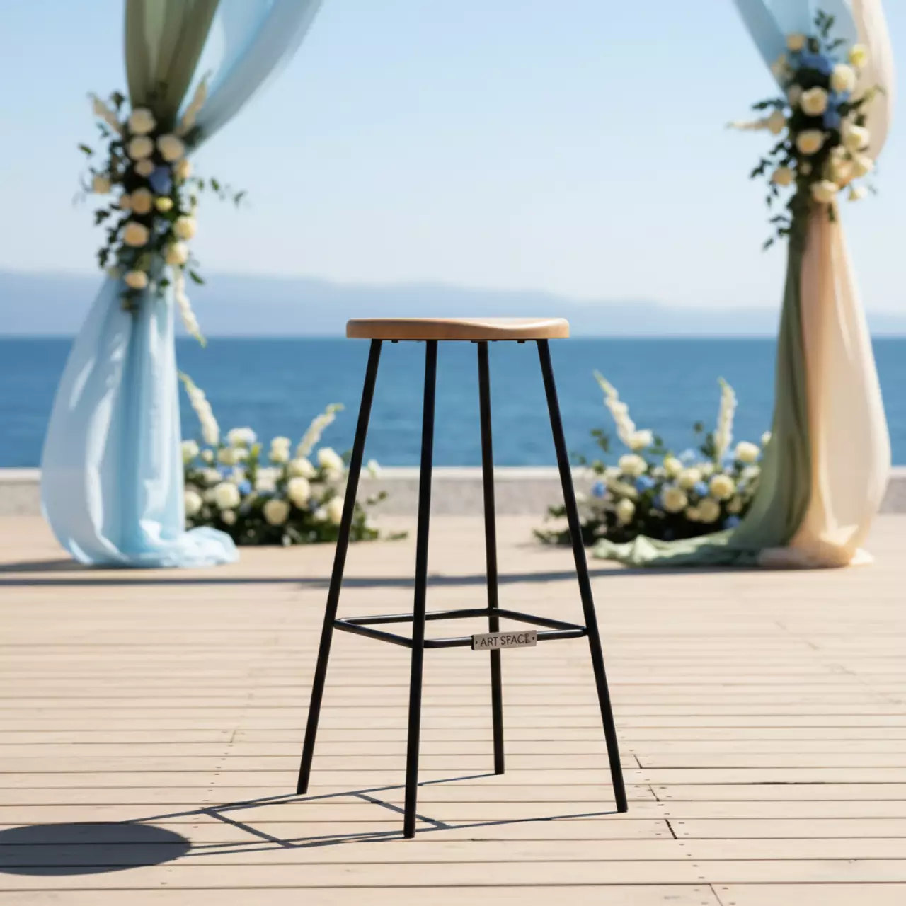 Аренда Стул барный Лофт Грац на пляже «Мандарин» — ART SPACE