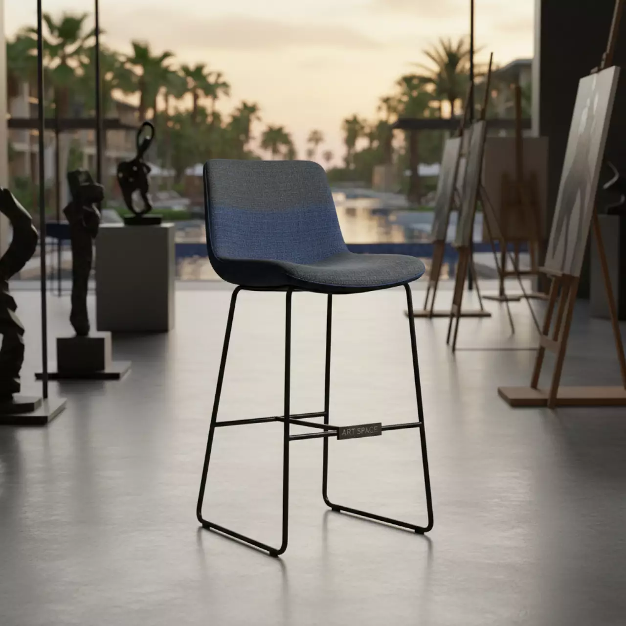 Аренда Стул барный Lucas в Novotel Resort — ART SPACE