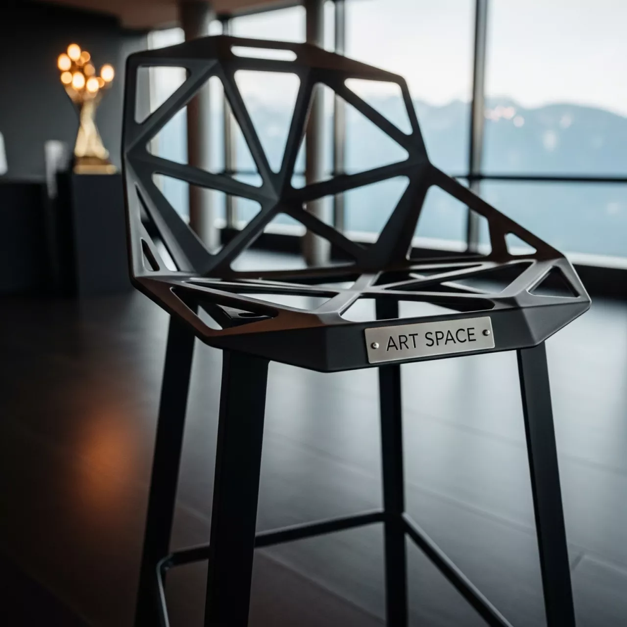 Аренда Стул барный металлический черный Chair One в Sochi Marriott Krasnaya Polyana — ART SPACE