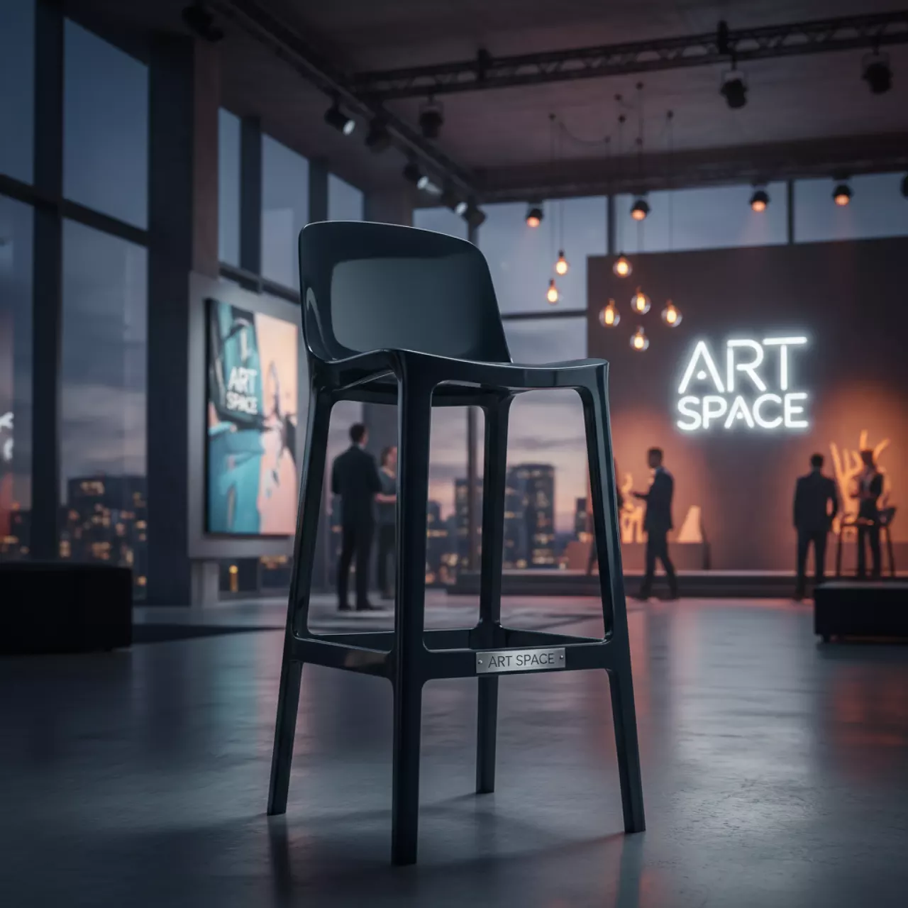 Аренда Стул барный пластиковый Trill Stool в Mercure Сочи Центр — ART SPACE