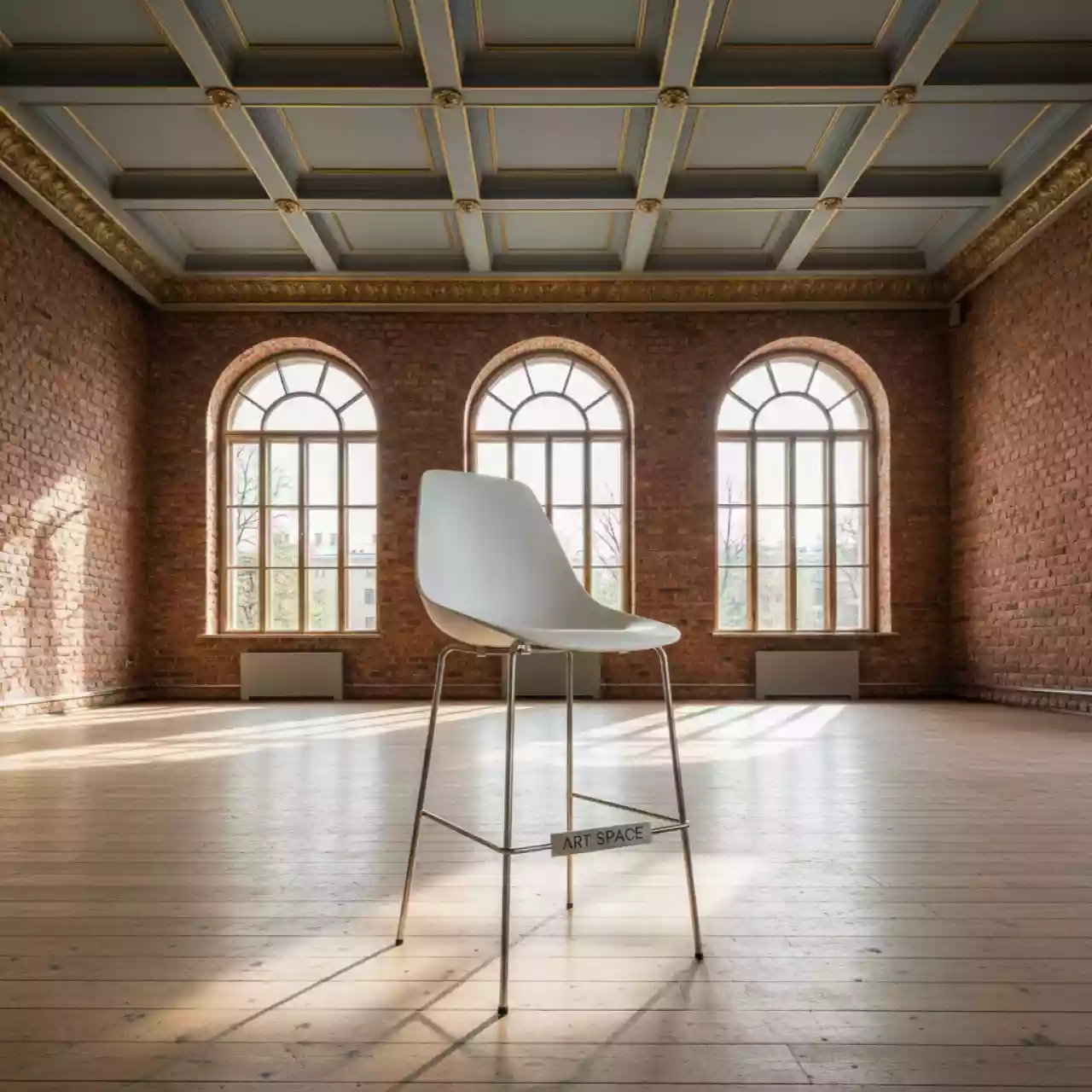 Аренда Стул барный пластиковый Tweet в усадьбе Голицына — ART SPACE