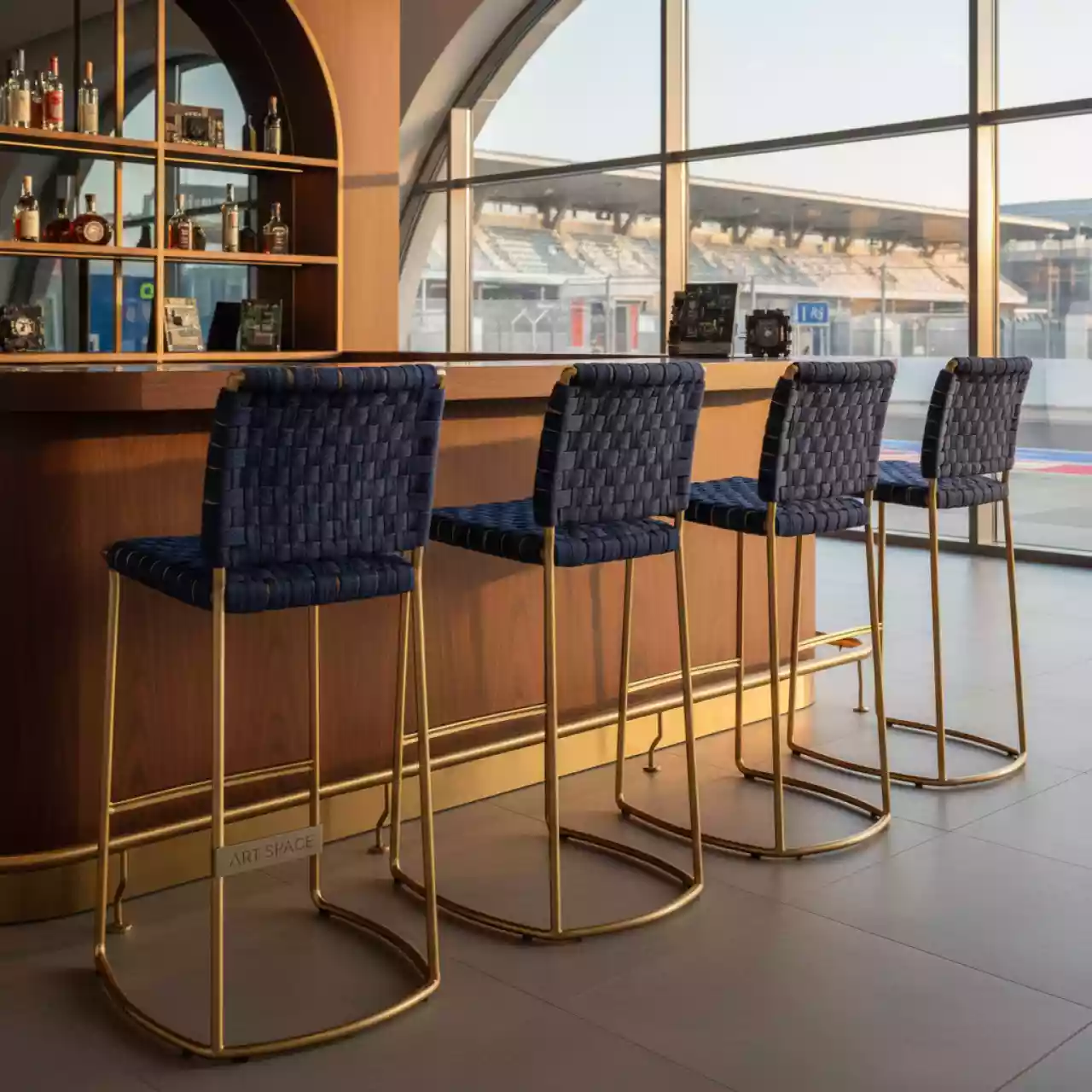 Аренда Стул барный плетеный Lisa Club на Сочи Автодроме — ART SPACE