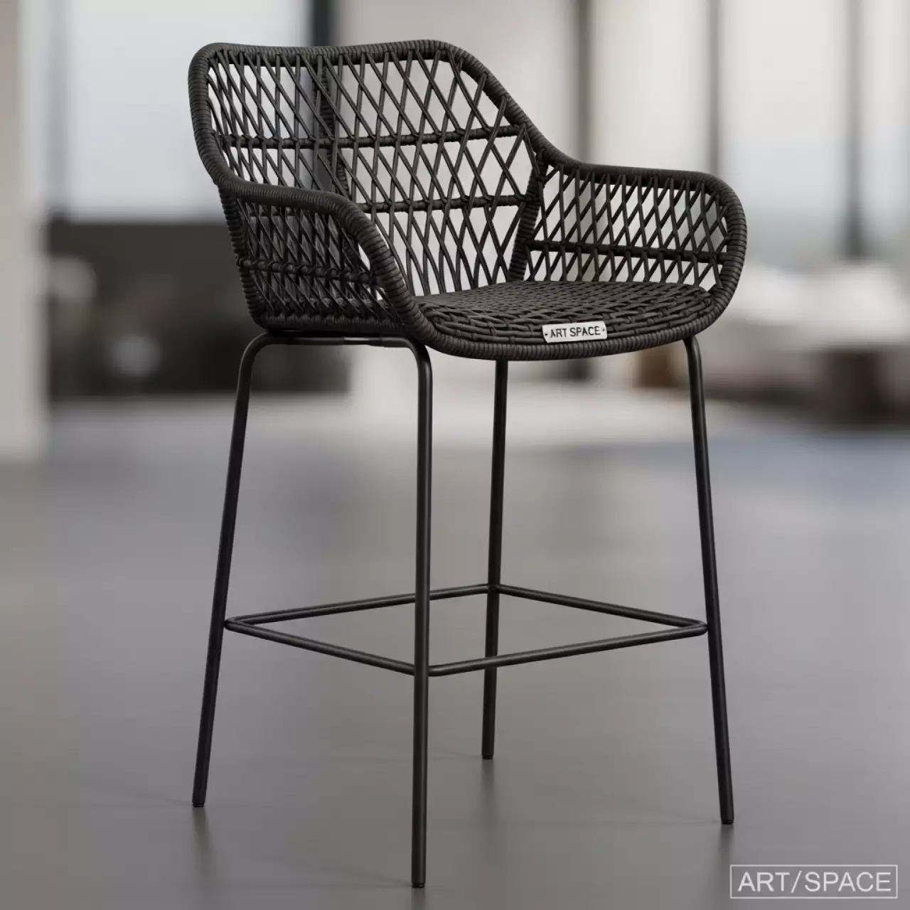 Аренда Стул барный плетеный Sorrento в Сочи Парк Отеле — ART SPACE