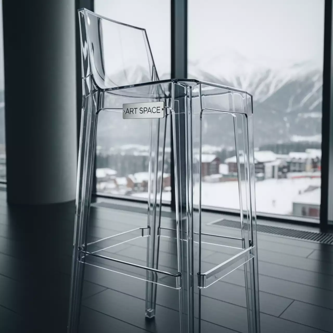 Аренда Стул барный прозрачный Isy Antishock в Radisson Hotel Rosa Khutor — ART SPACE