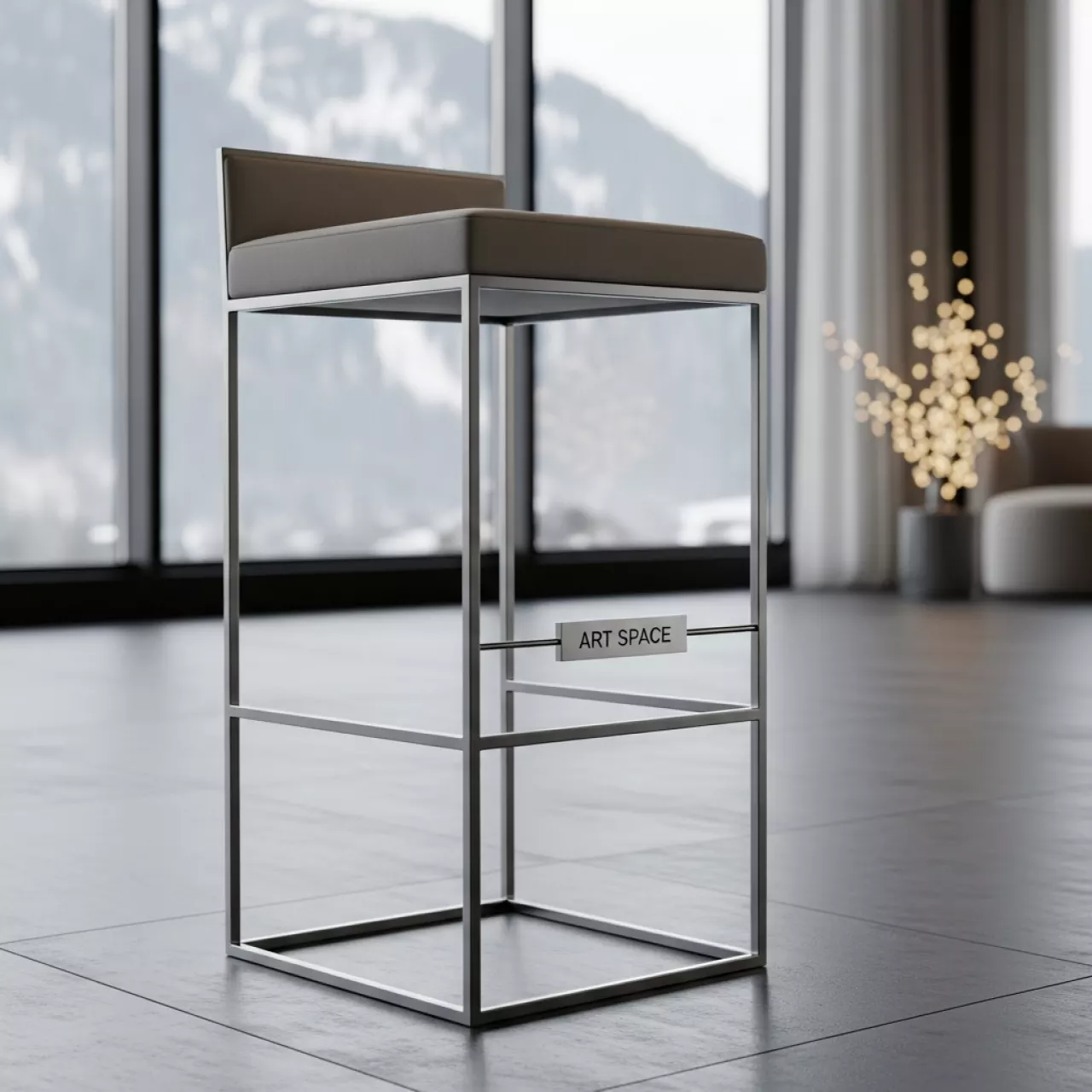 Аренда Стул барный со встроенной подушкой Такер в Rixos Krasnaya Polyana — ART SPACE