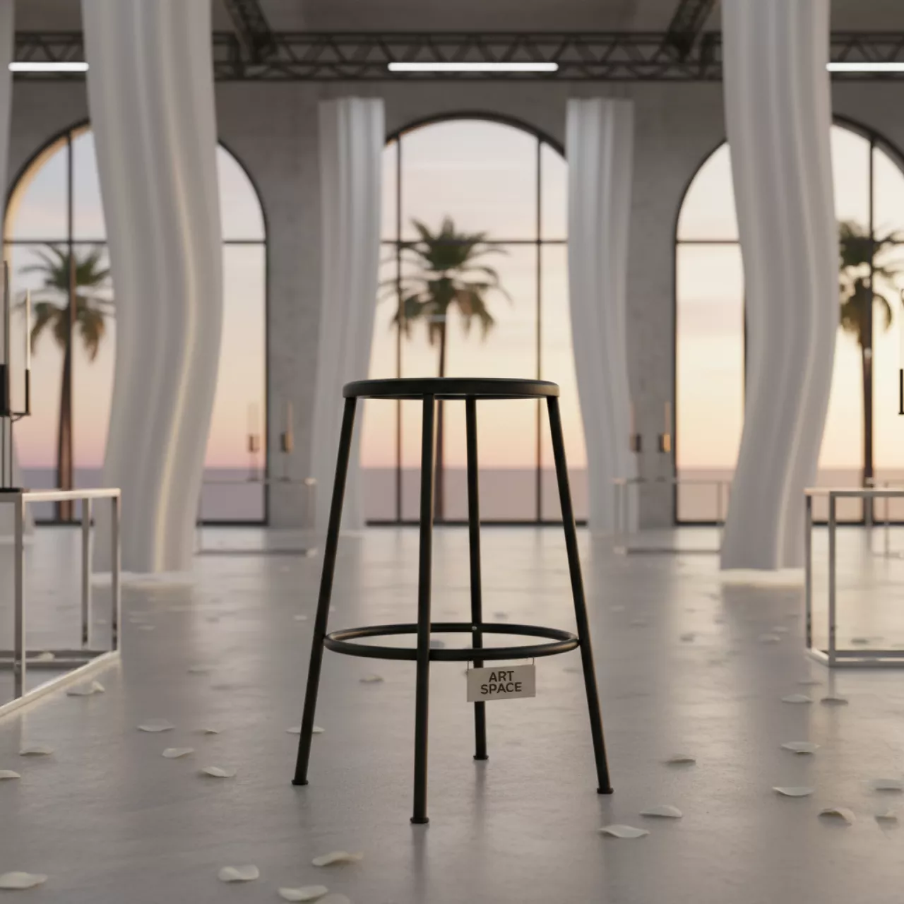 Аренда Стул барный Tolix Black в санатории «Октябрьский» — ART SPACE