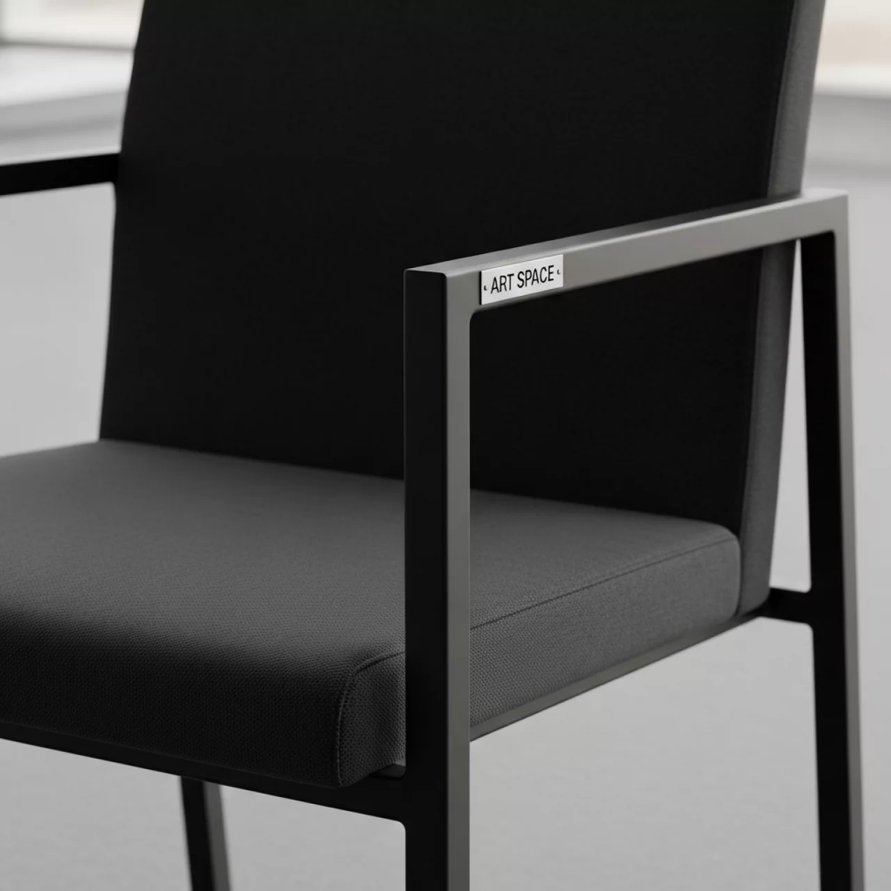 Аренда Стул Bella темно серый карбон черный в VK Stadium Sirius — ART SPACE