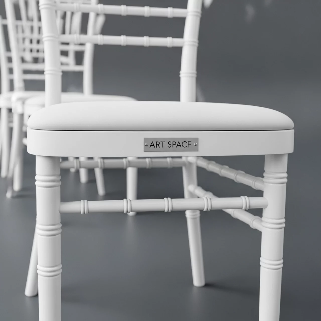 Аренда Стул белый деревянный Кьявари в отеле Hyatt Regency Sochi — ART SPACE
