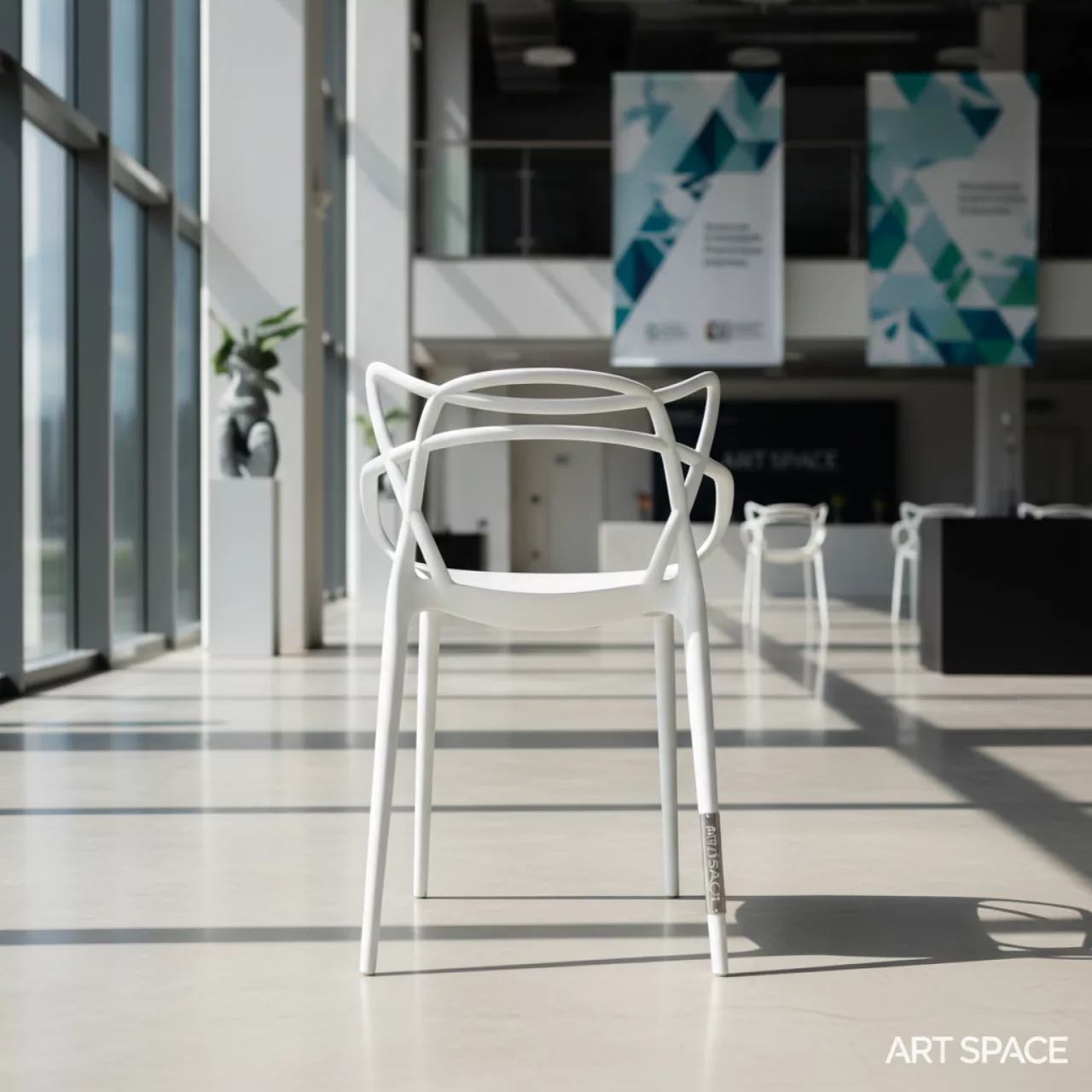 Аренда Стул белый Masters в санатории «Металлург» — ART SPACE