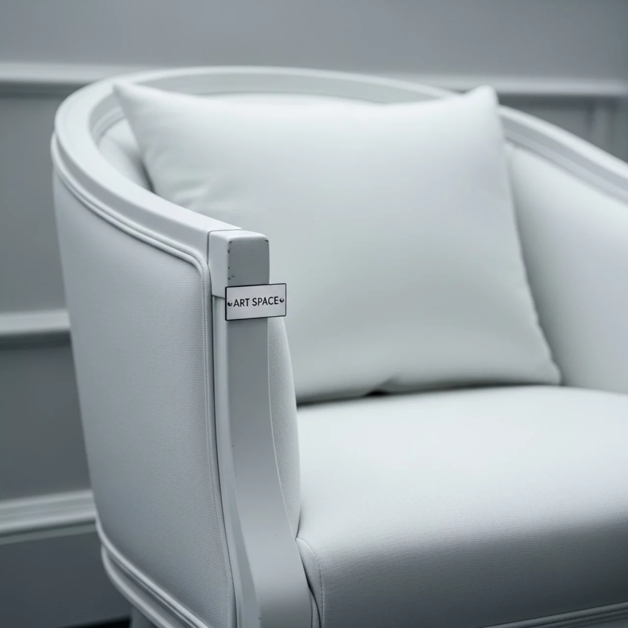 Аренда Стул белый УНИСОН с белой подушкой в Boutique Hotel PORTUM 1905 — ART SPACE