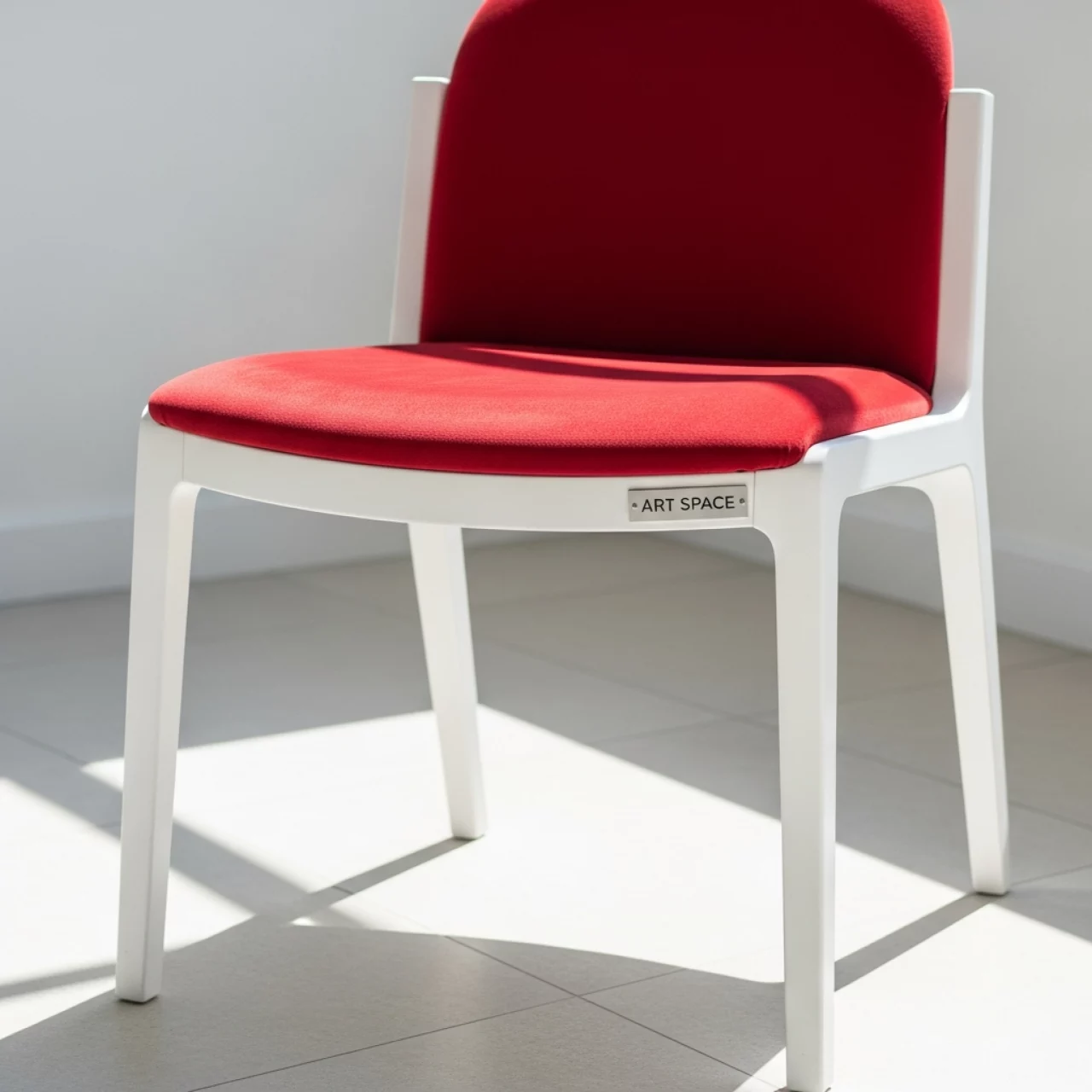Аренда Стул белый Унисон с красной бархатной подушкой в City Park Hotel Sochi — ART SPACE