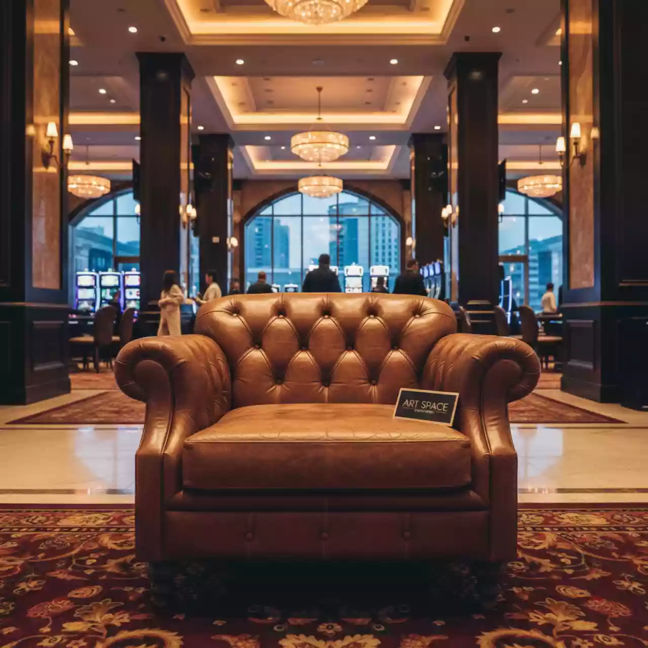 Аренда Стул Берет коричневый в казино «Сочи» — ART SPACE