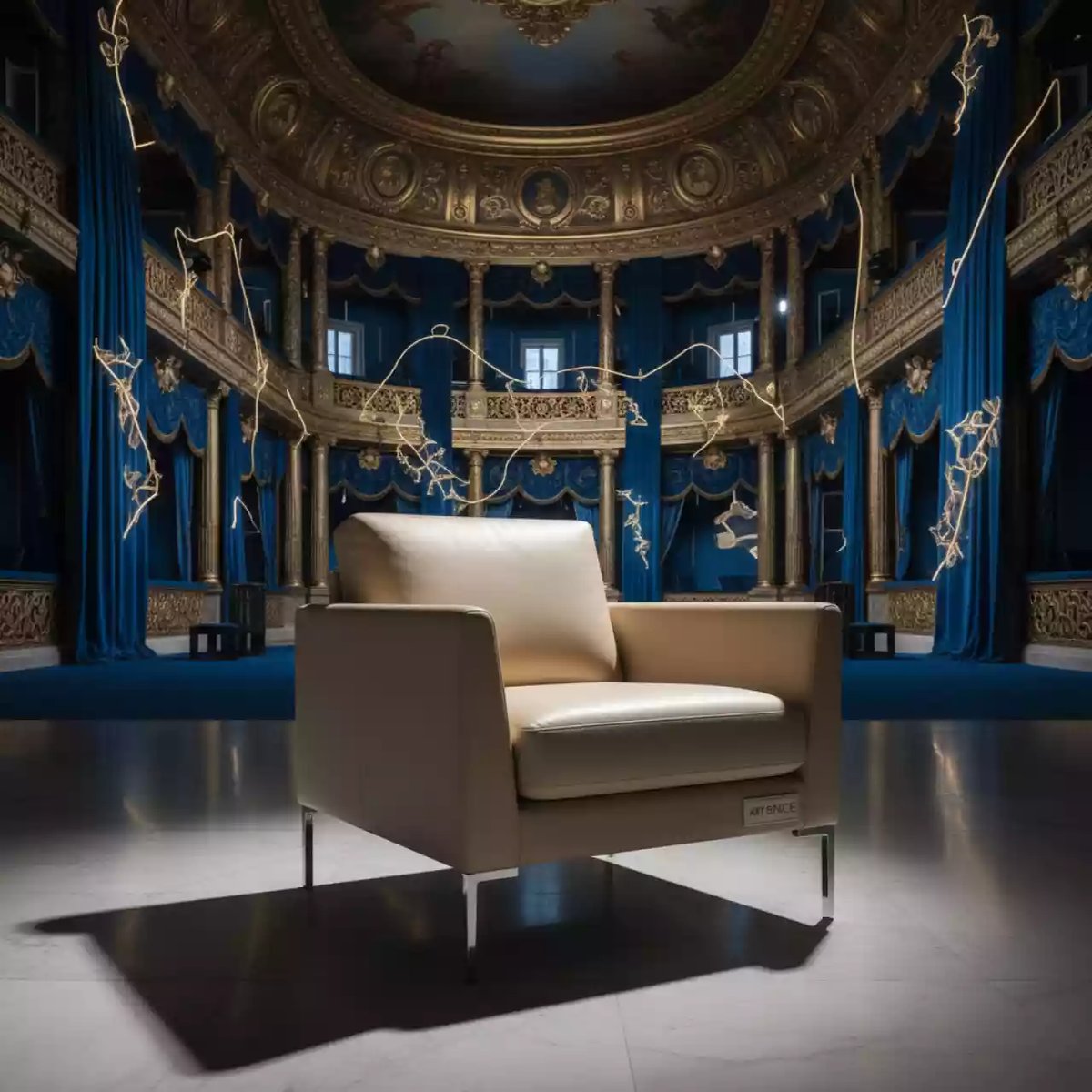 Аренда Стул бежевый Елена в Зимнем театре — ART SPACE