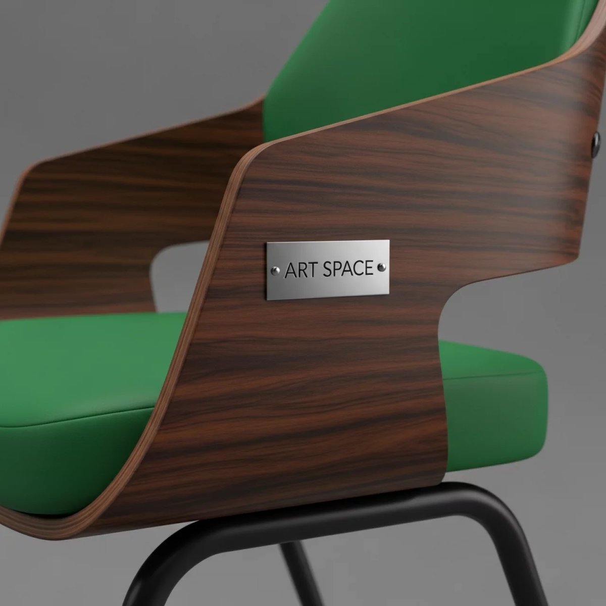 Аренда Стул Bizotti темный орех зеленый в банкетном зале «Дельфин» — ART SPACE
