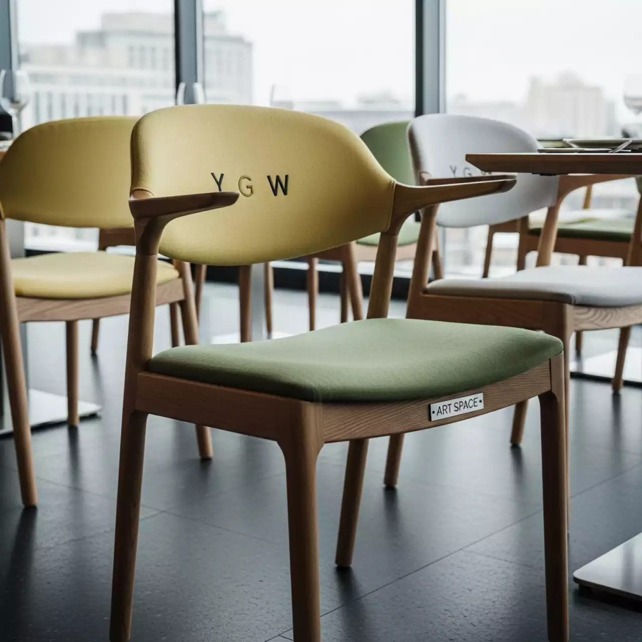 Аренда Стул бледный Y G W в ресторане «Высота 5642» — ART SPACE
