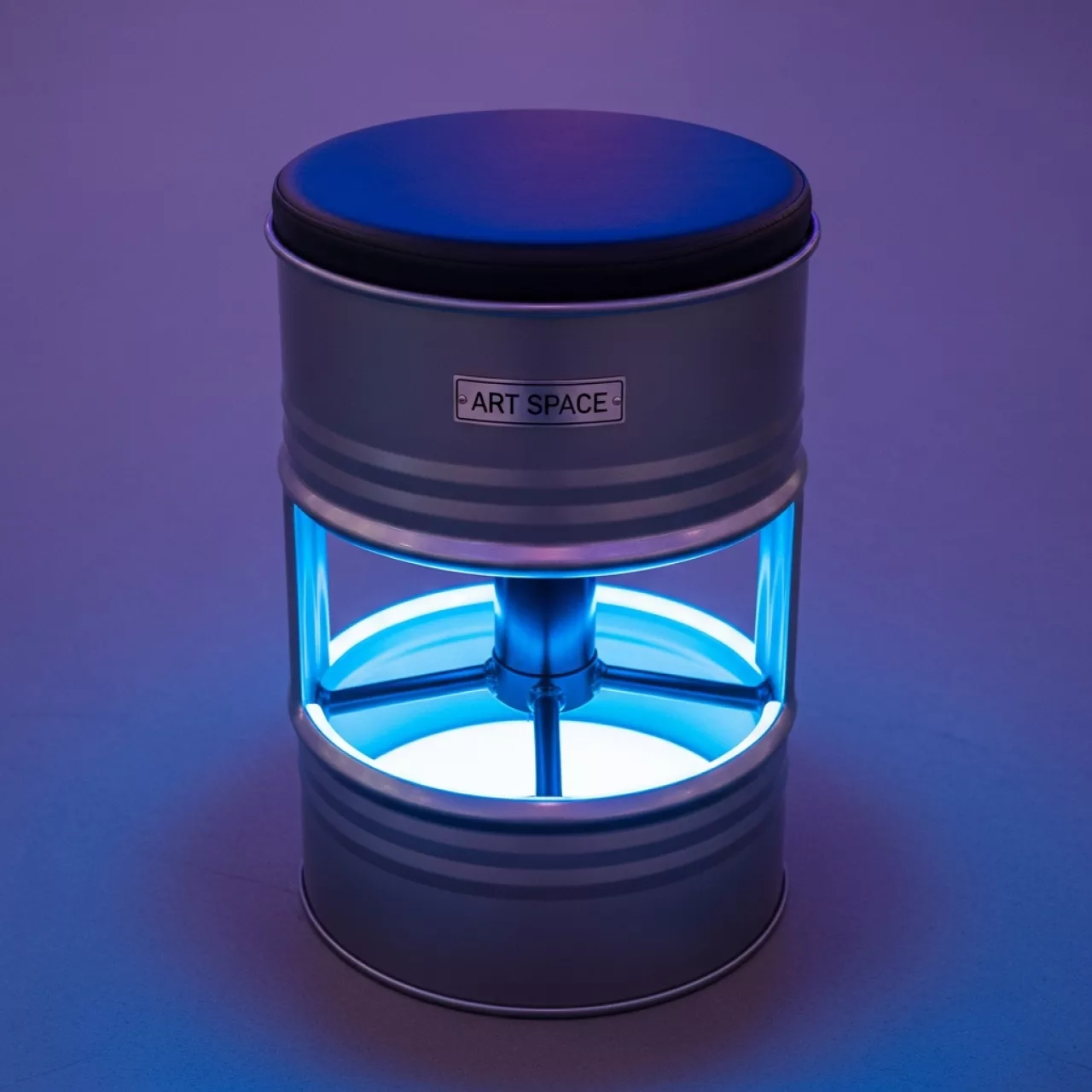 Аренда Стул бочка барный с LED подсветкой в ледовом дворце «Роза Хутор» — ART SPACE