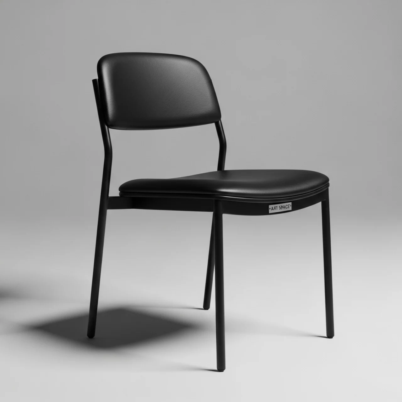 Аренда Стул Боди экокожа Black каркас черный в комплексе Sea Galaxy — ART SPACE