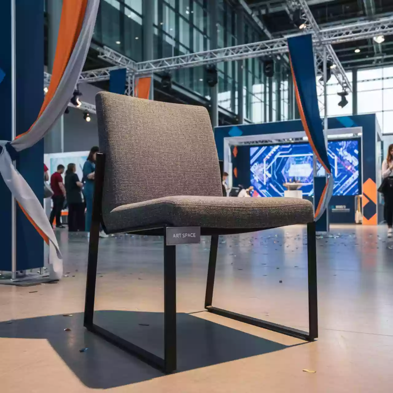 Аренда Стул Брюссель рогожка серая в Cosmos Sochi Hotel — ART SPACE